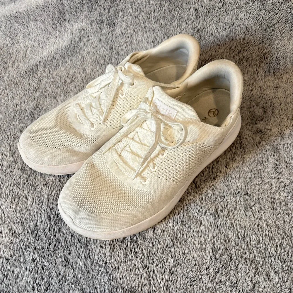 Kizik Lima Sneakers Mens 19W Womens 11.5W White‎ Shoe Hands Free Mesh 19652